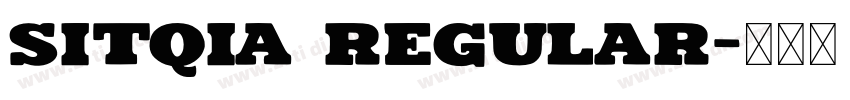 Sitqia Regular字体转换